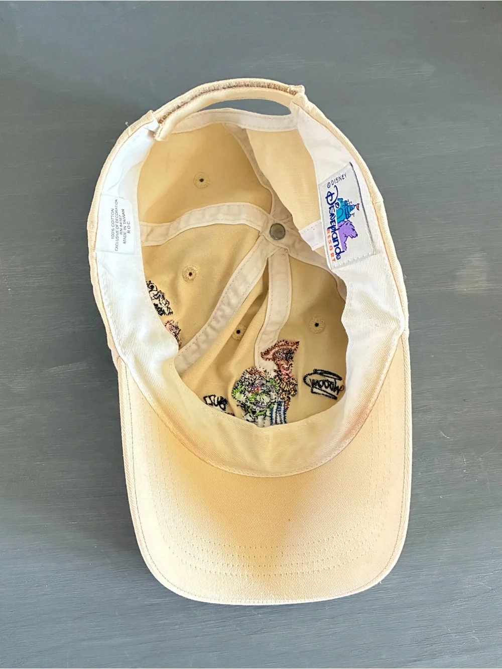 Vintage 90s Disneyland Resort Toy Story Baseball Hat Cap Woody Buzz Lightyear